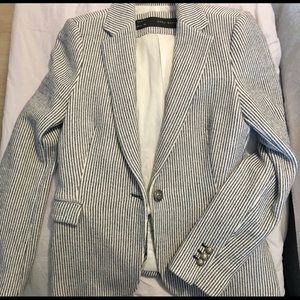 Zara Pinstripe Blazer (Medium)